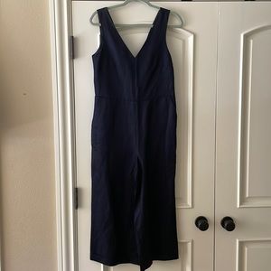 Banana Republic V Neck Crop Jumpsuit